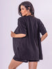 Conjunto Kimoninho com Short Madison em Viscolinho - Preto