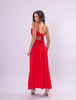 Conjunto Top e Saia Ray em Viscolinho - Vermelho