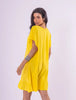 Vestido com Lacinho Petúnia em Viscolinho - Amarelo