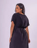 Vestido Longo Athena em Viscolinho - Preto