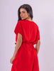 Vestido Longo Livia em Viscolinho - Vermelho